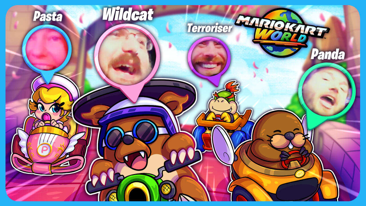 Mario Kart World with Cameras for Wildcat - Example of 100 USD Thumbnail